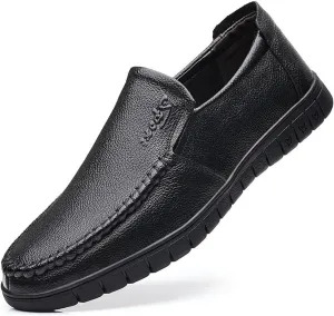 Men's Dress Penny Loafers Driving Oxfords Formal Business Work Shoes Stylish Slip On Wedding Shoes for Men