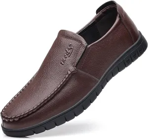Men's Dress Penny Loafers Driving Oxfords Formal Business Work Shoes Stylish Slip On Wedding Shoes for Men
