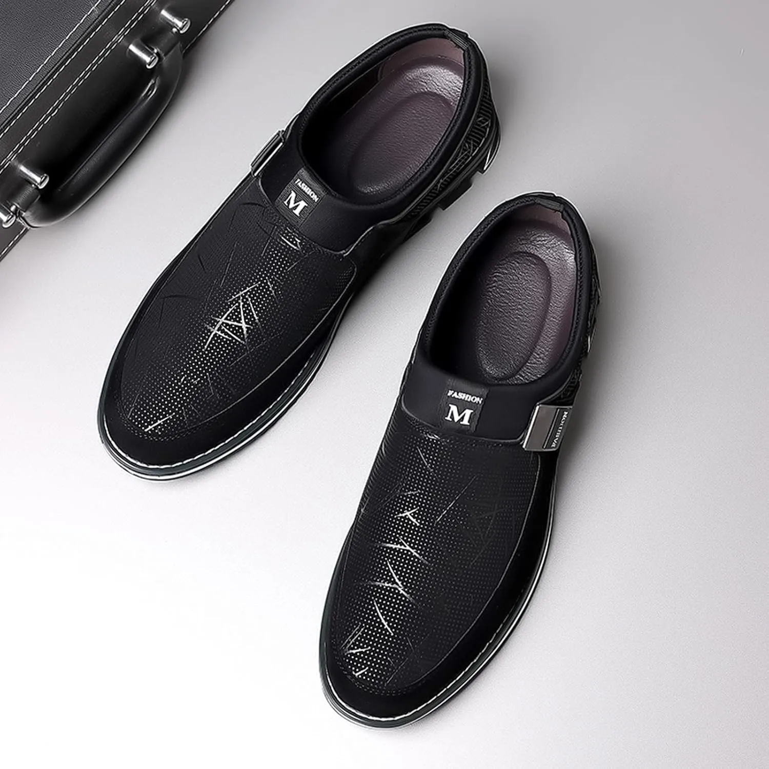 Men's Dress Shoe Size 13 Fashion Style Men's Breathable Comfortable Business Slip On Work Leisure Mens Business Shoes