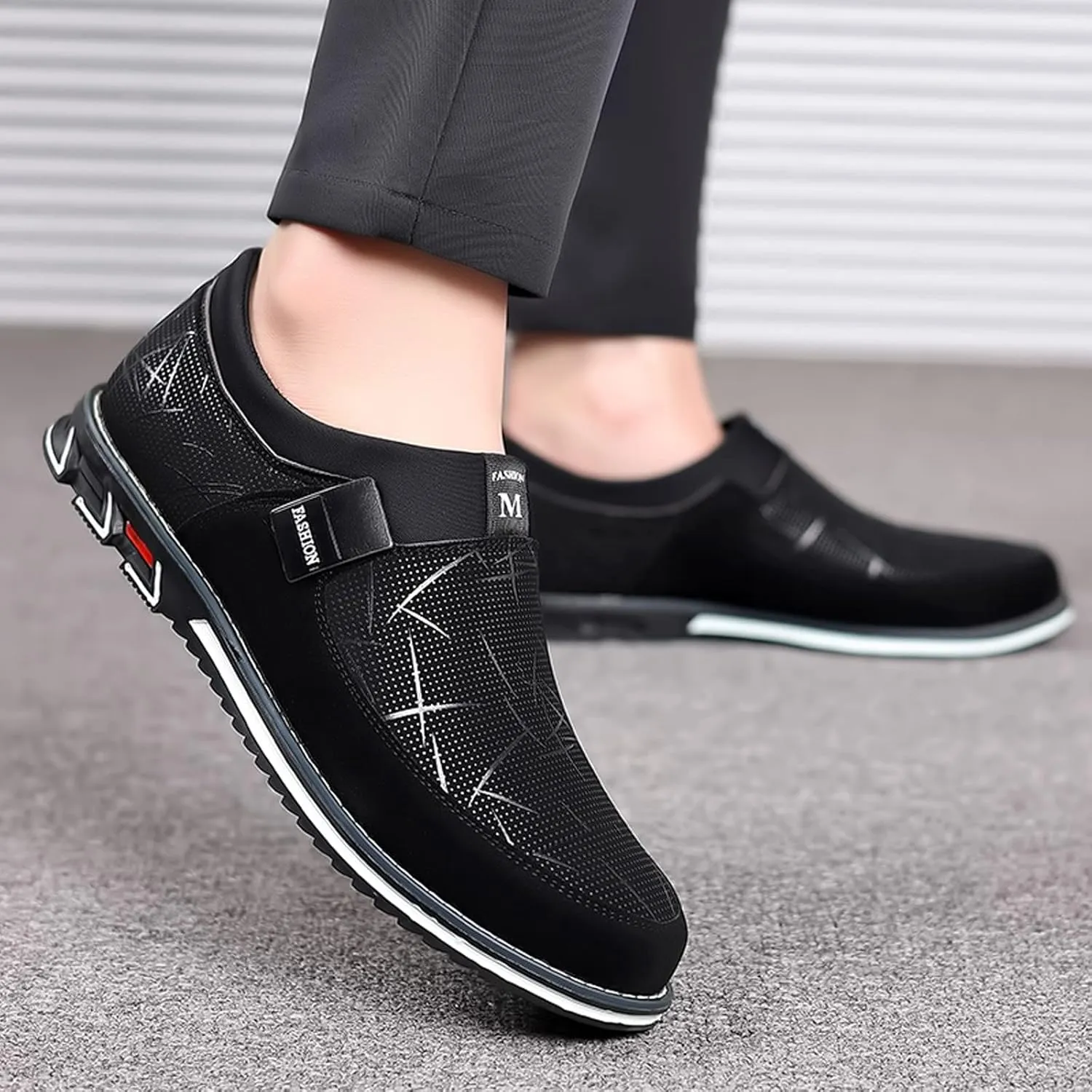 Men's Dress Shoe Size 13 Fashion Style Men's Breathable Comfortable Business Slip On Work Leisure Mens Business Shoes