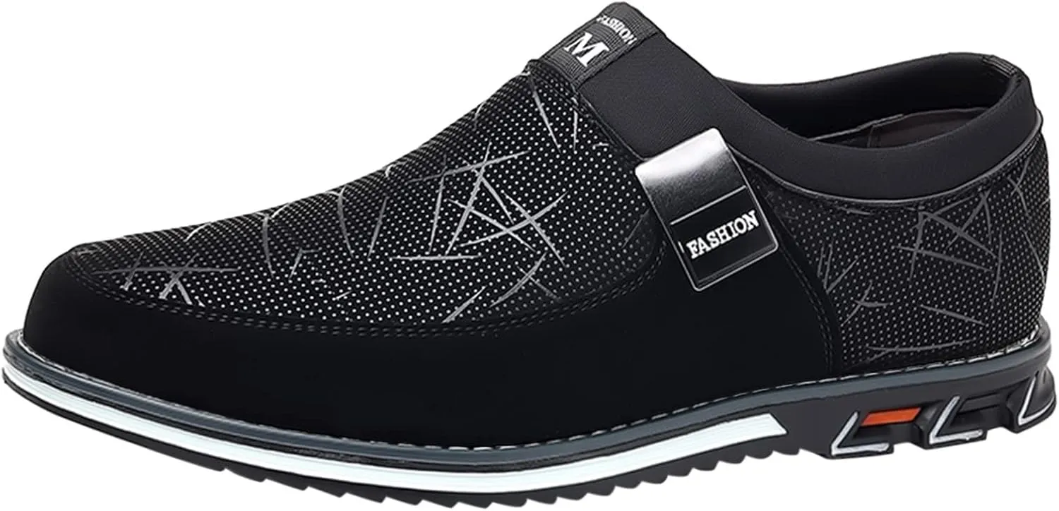 Men's Dress Shoe Size 13 Fashion Style Men's Breathable Comfortable Business Slip On Work Leisure Mens Business Shoes