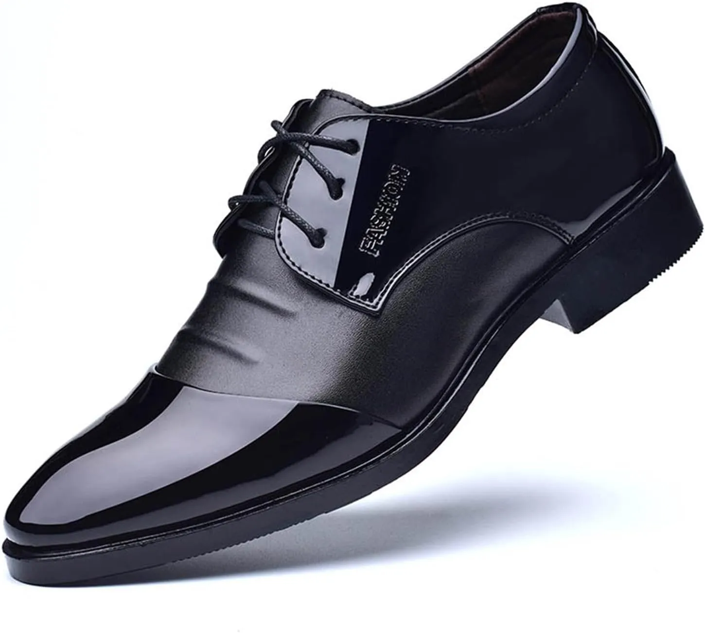 Men's Dress Shoes Formal Business Classic Patchwork Lace Up Wingtip Oxford Shoes for Evening Uniform Party Work Office