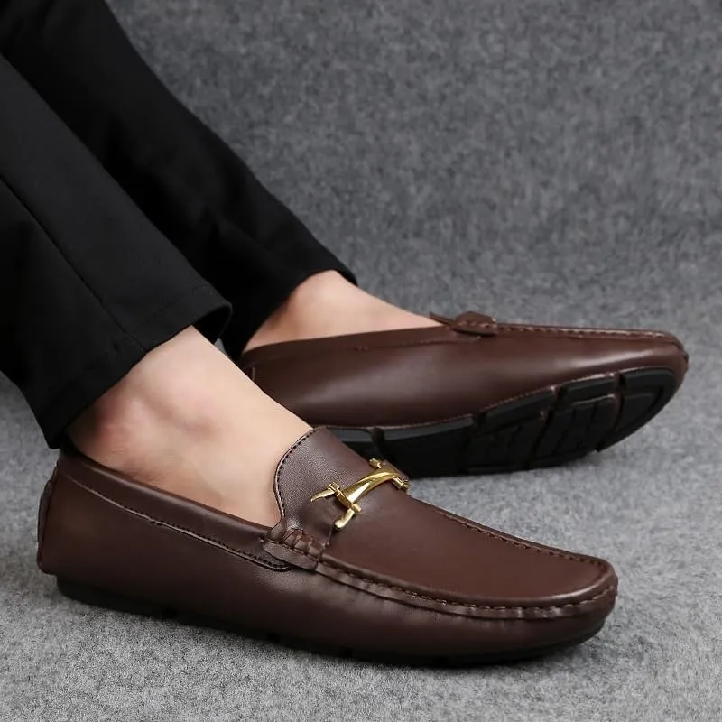 Men's Dress Shoes Luxury Business Fashion Loafers Slip-on Wedding Party Shoes for Men