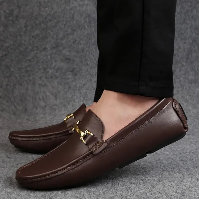 Men's Dress Shoes Luxury Business Fashion Loafers Slip-on Wedding Party Shoes for Men