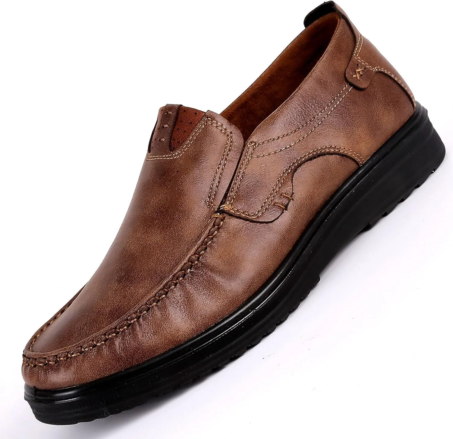 Mens Dress Shoes Womens Fashion Sneakers Womens Loafers Comfortable Dressy Flat Bottom Fashion Christmas Dress Shoes for Women Round Toe Flats Comfortable