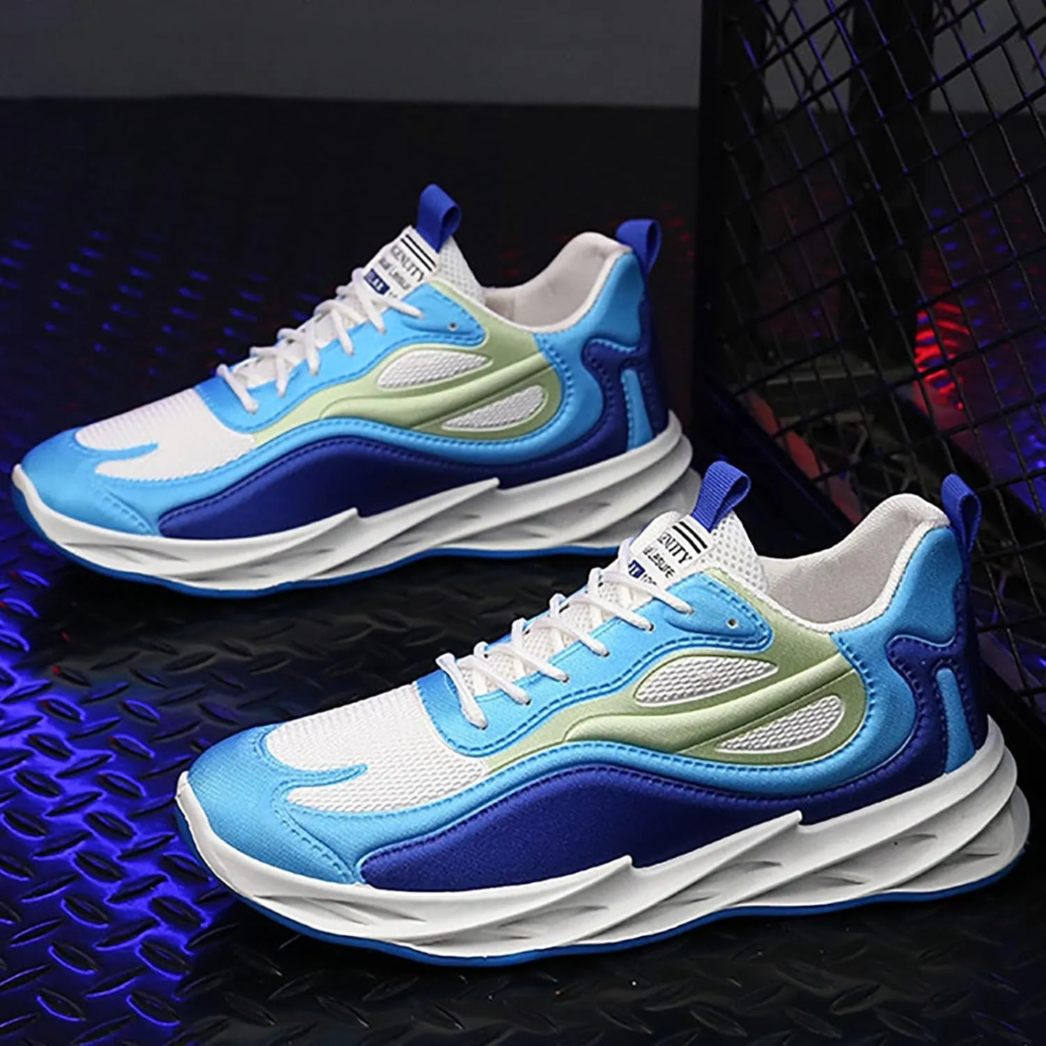 Men's Fashion Sneakers Mens Athletic Shoes Slip on Shoe for Men Tennis Shoe for Men Sport Mesh Sneaker