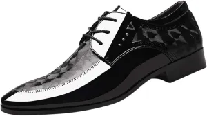 Mens Grey Business Casual Shoes Men Business Casual Suit Shoes Shoe Lace Comfortable Leather Shoes Male Dress Men's Leather Shoes Men's Light Brown Dress Shoes