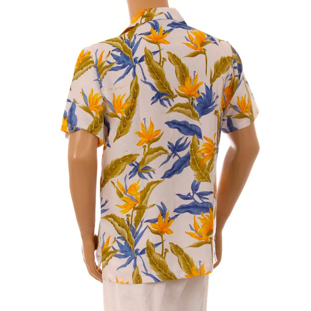 Men's Hawaiian Tropical Shirt Summer Aloha Beach Party Button Casual Loose Fit