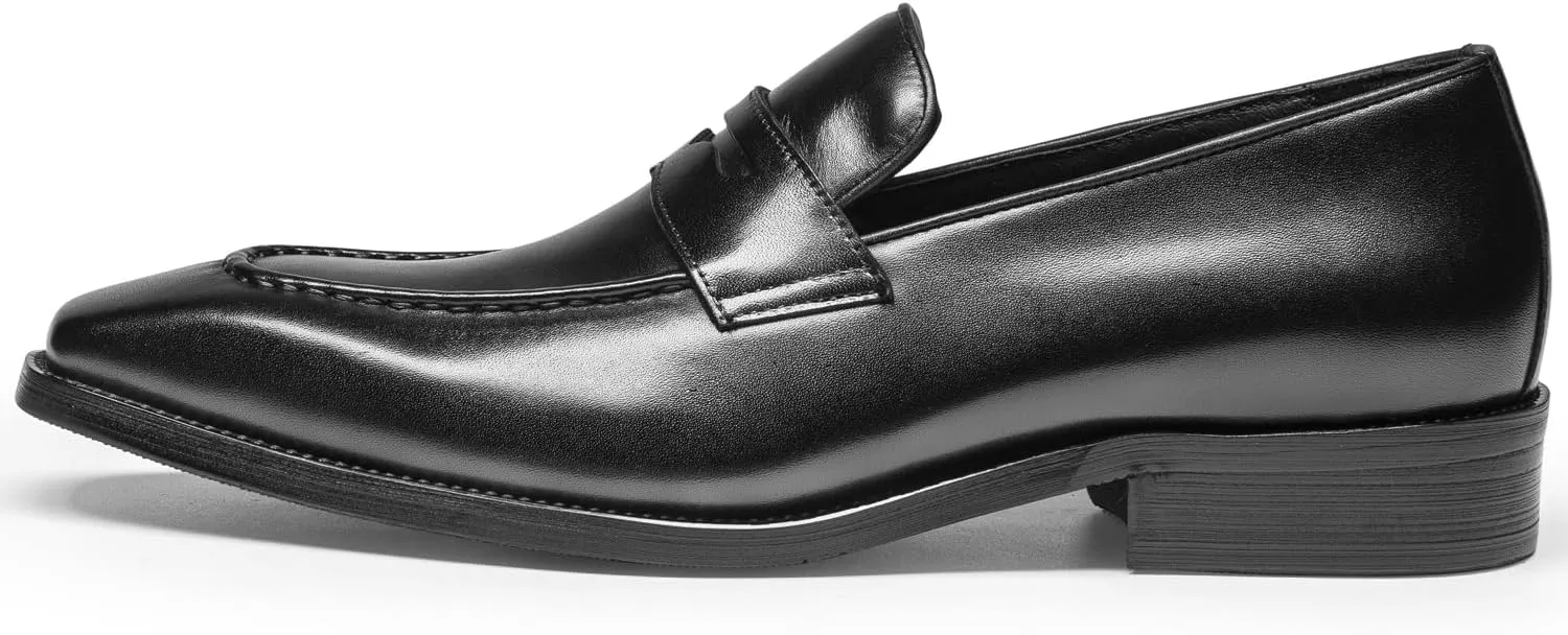 Men's Loafers & Slip-Ons Leather Formal Loafers Penny Loafers for Men with Casual