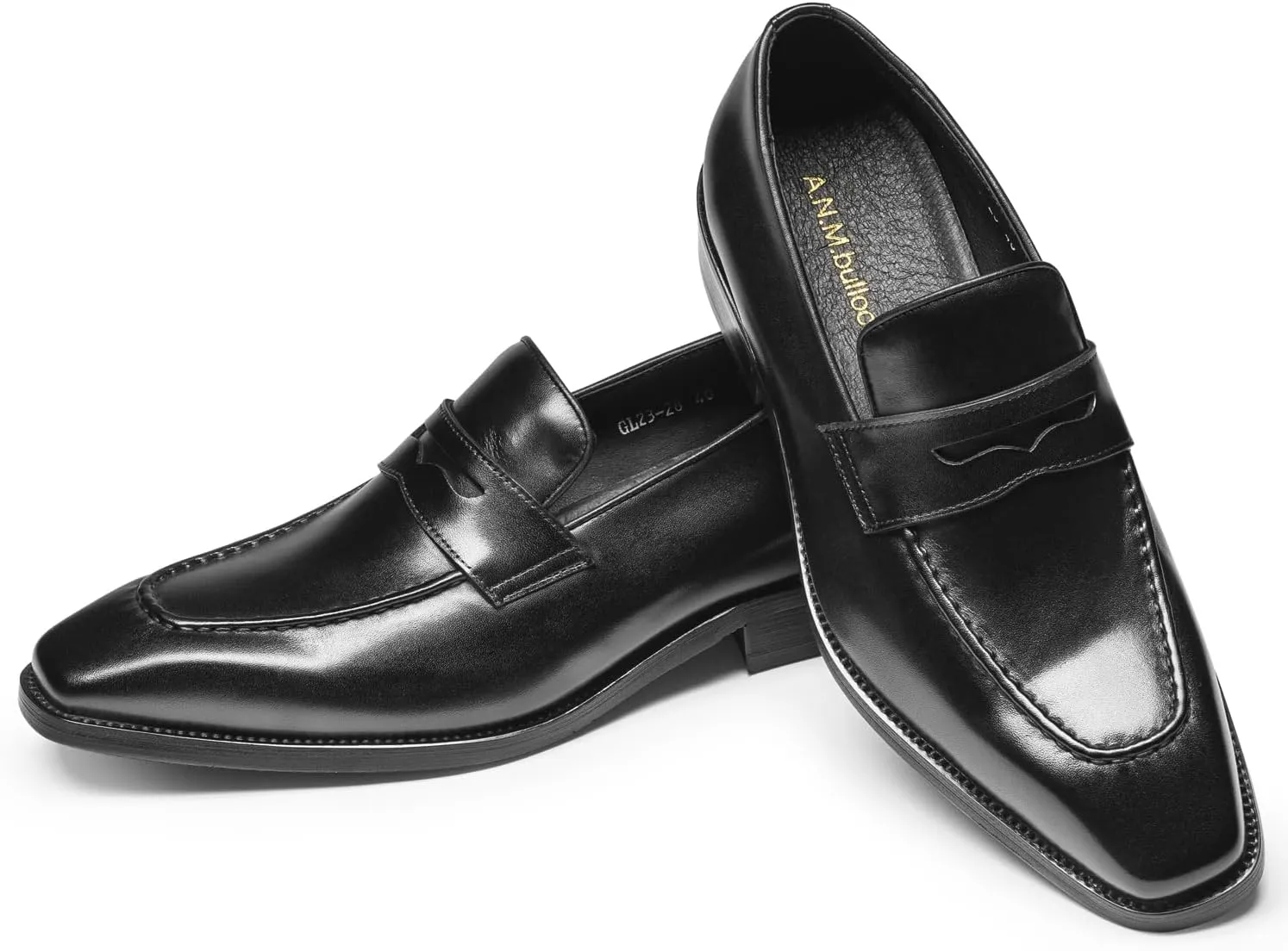 Men's Loafers & Slip-Ons Leather Formal Loafers Penny Loafers for Men with Casual