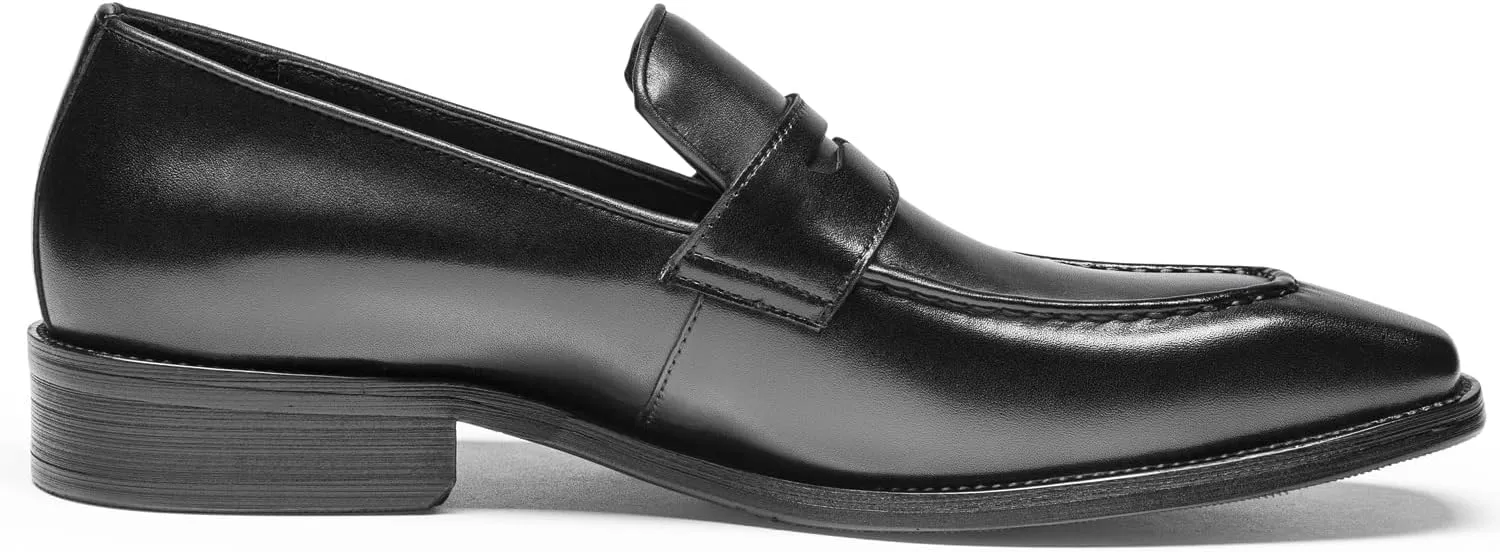 Men's Loafers & Slip-Ons Leather Formal Loafers Penny Loafers for Men with Casual