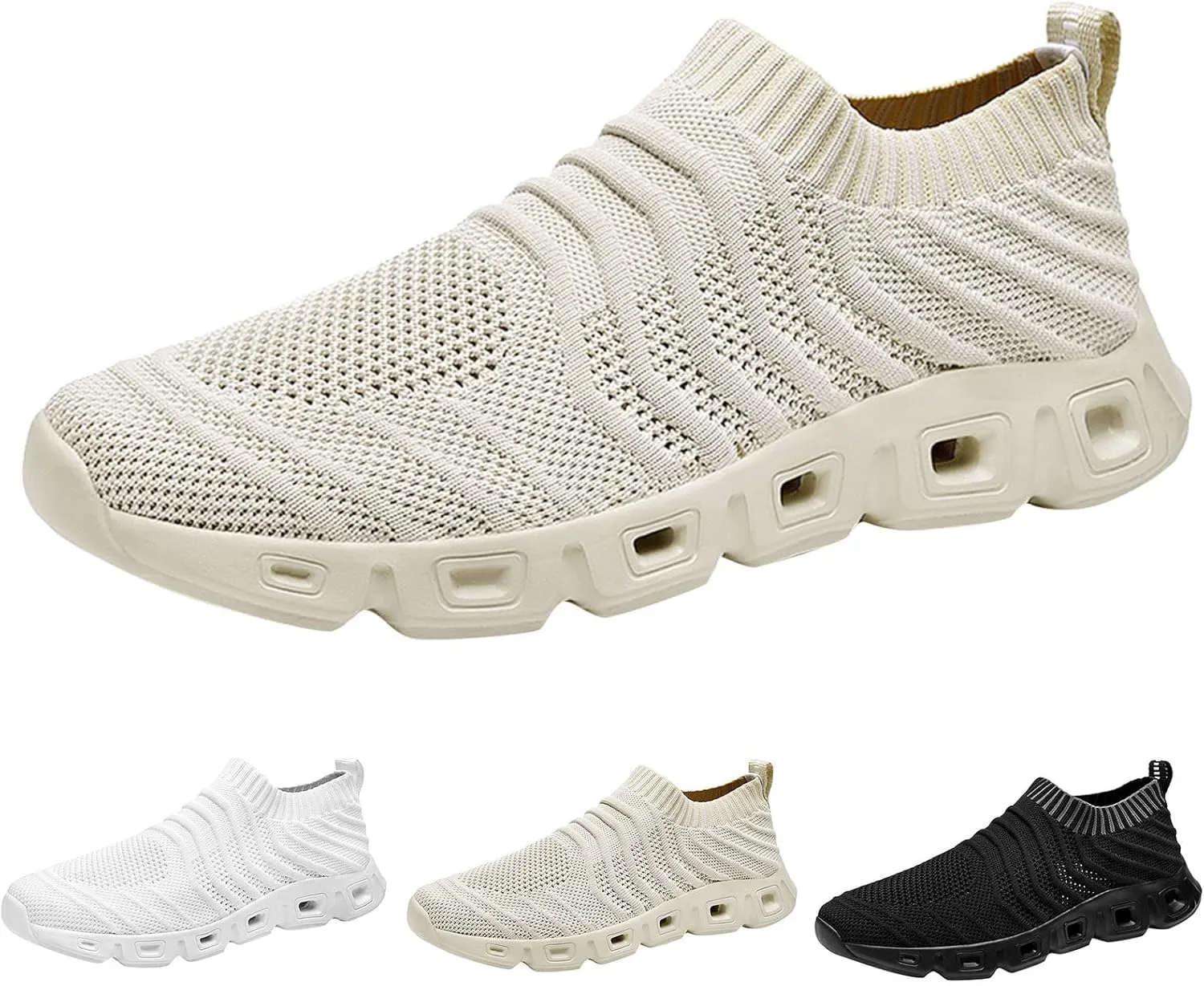 Mens Loafers & Slip-Ons Men Sports Shoes Spring and Summer Fashionable Pattern Breathable Mesh Leather Sneaker Men