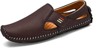 Men's Loafers Casual Shoes Slip on Driving Shoes Penny Loafers Rubber Sole Soft Flats Boat Shoes