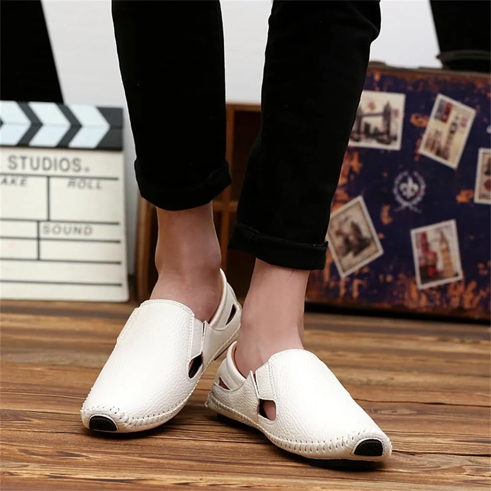 Men's Loafers Casual Shoes Slip on Driving Shoes Penny Loafers Rubber Sole Soft Flats Boat Shoes