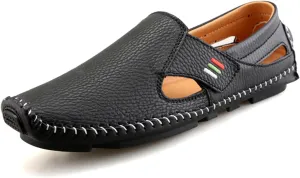 Men's Loafers Casual Shoes Slip on Driving Shoes Penny Loafers Rubber Sole Soft Flats Boat Shoes