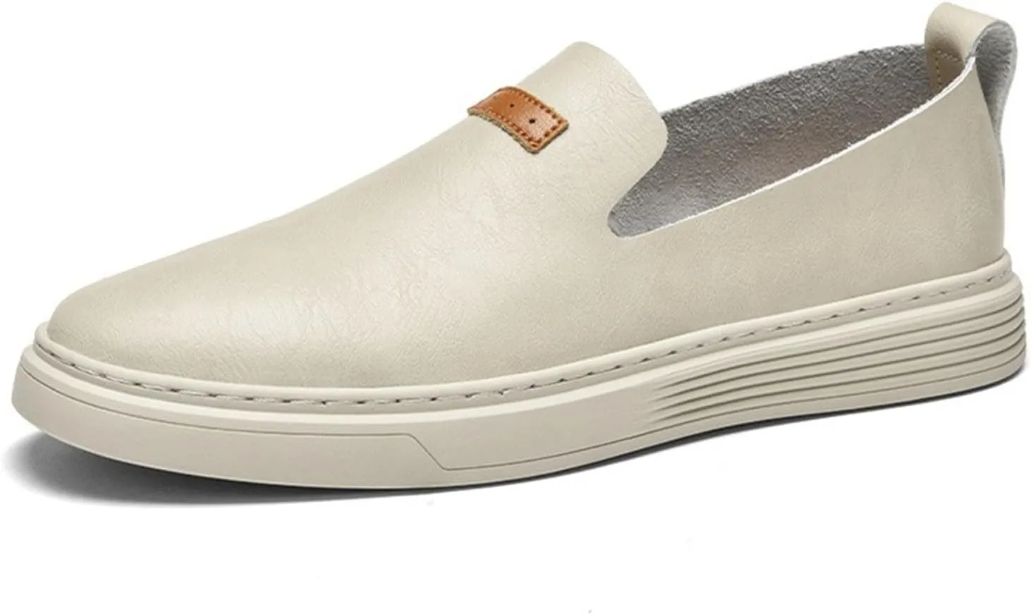 Men's Loafers Moccasin Driving Shoes Slip on Soft Walking Shoes Men's Leather Casual Shoes