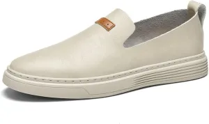Men's Loafers Moccasin Driving Shoes Slip on Soft Walking Shoes Men's Leather Casual Shoes