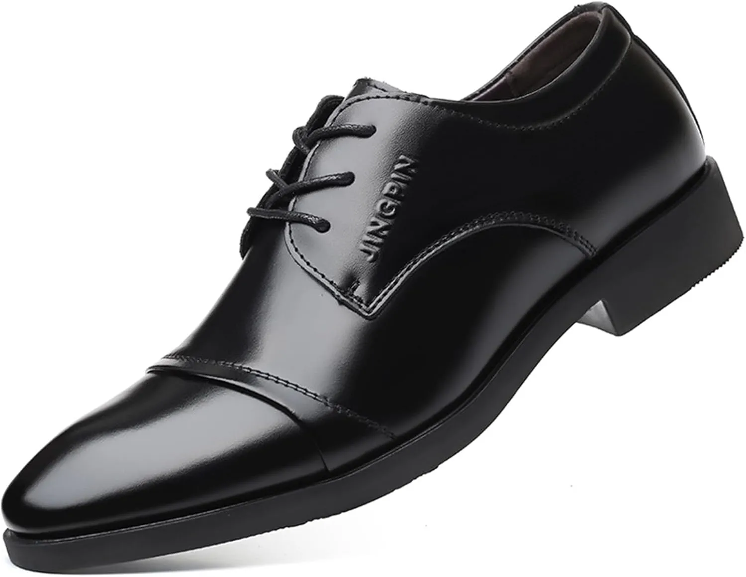 Men's Modern Oxford Dress Shoes Formal Business Wedding Work Lightweight and Breathable Lace Up Derby Shoes