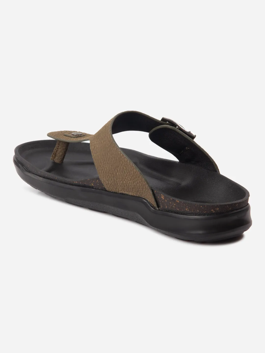 Men's Olive Thong Sandal (ID4272)
