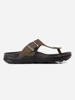 Men's Olive Thong Sandal (ID4272)