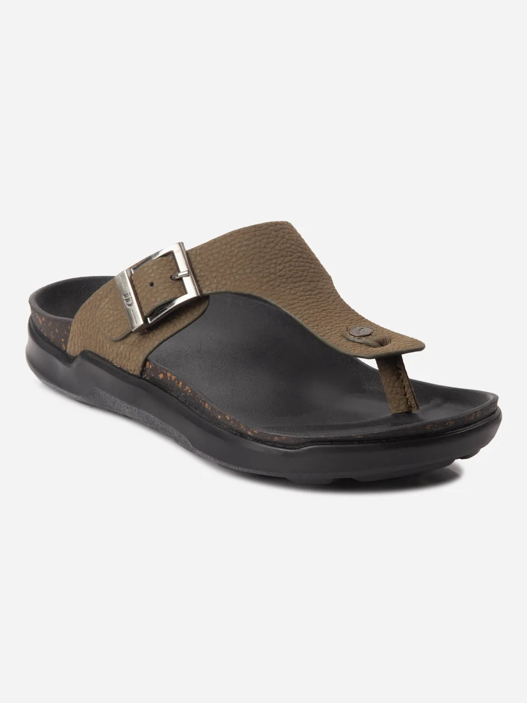 Men's Olive Thong Sandal (ID4272)