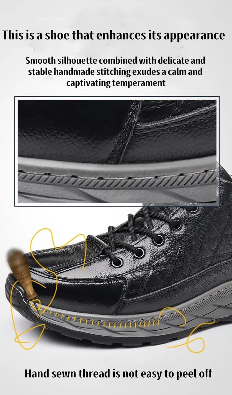 Men's Oxford Shoes Business Casual Shoes Office Loafers Premium Leather Dress Shoes Comfort Driving Shoes