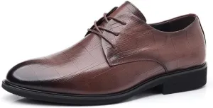 Men's Patent Leather Dress Shoes, Men's Dress Oxfords Breathable Shoes, Men's Casual Dress Shoes Suede Business Classic Dress Shoes for Men
