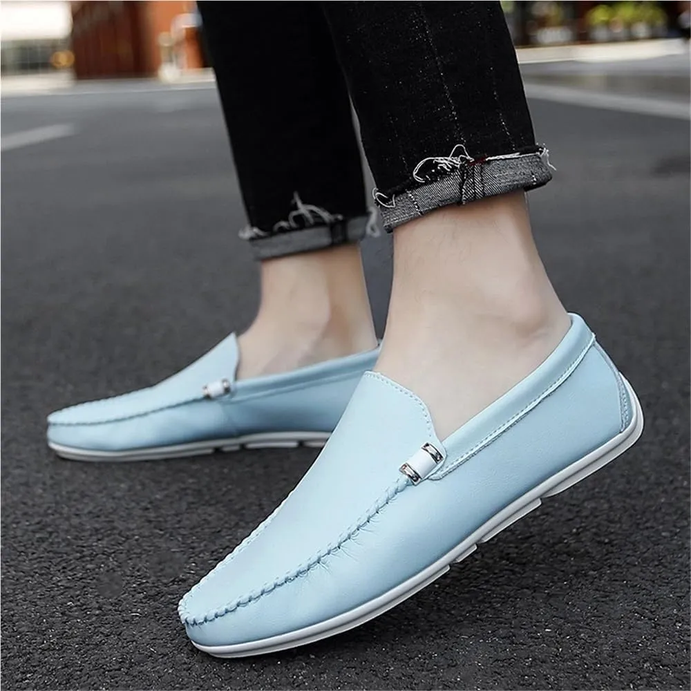 Men's Prom Shoes Vegan Leather Tuxedo Prom Solid Color Party Wedding Non Slip Block Heel Anti-Slip Slip Resistant Classic Slip-on