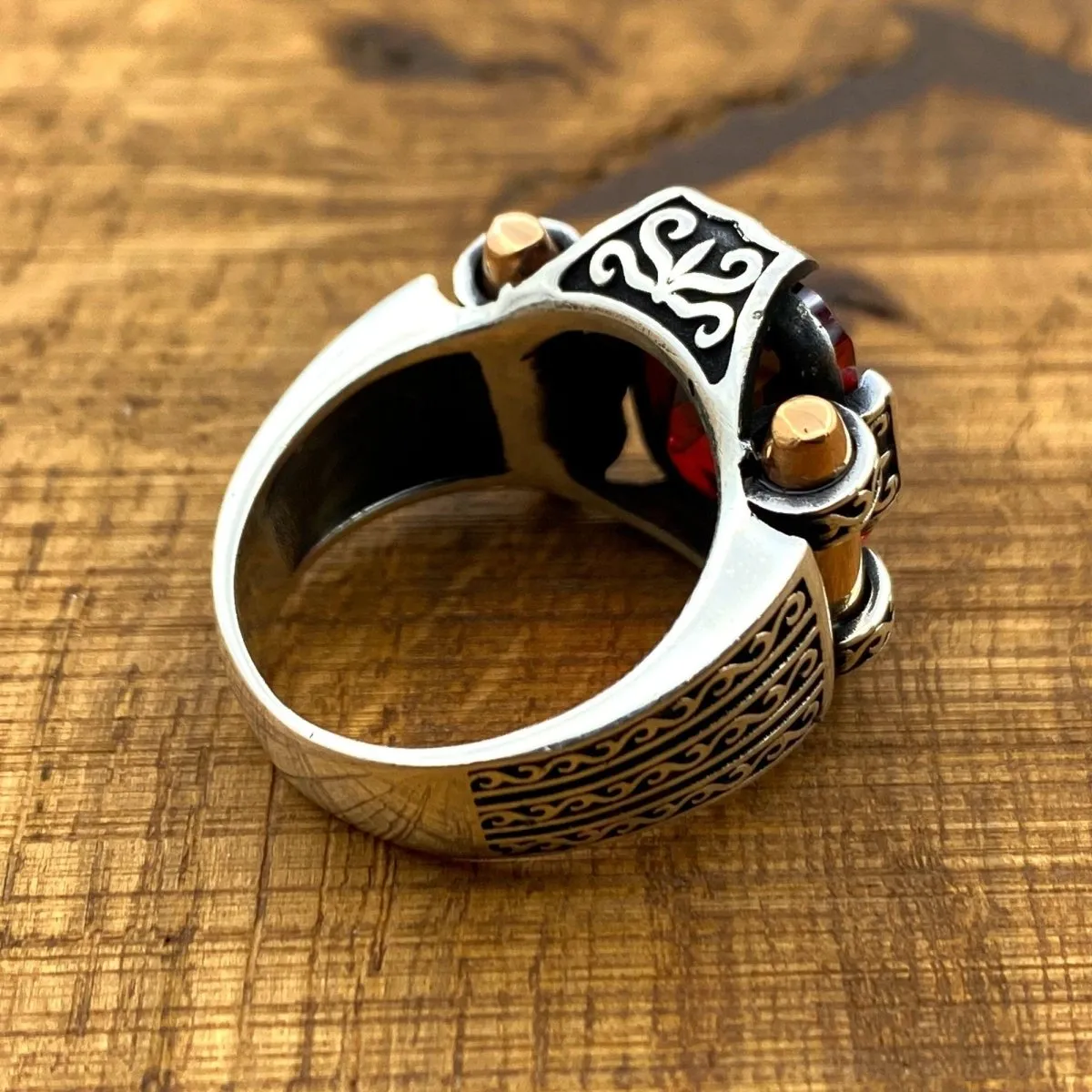 Men's Red Ruby Ring