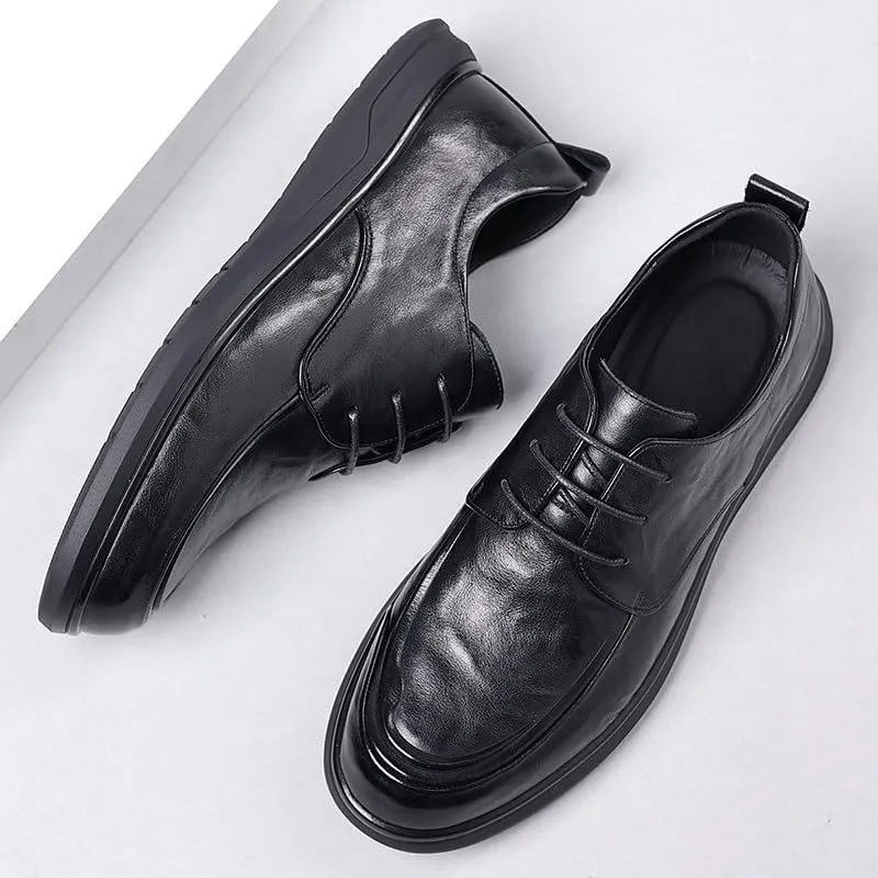 Men's Shiny Patent Leather Dress Shoes Oxford Formal Classic Business Shoes Breathable Memory Foam Midsole