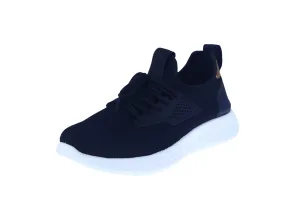 MEN'S SHOES BLACK MESH TENNIS SNEAKERS REGGIE-3