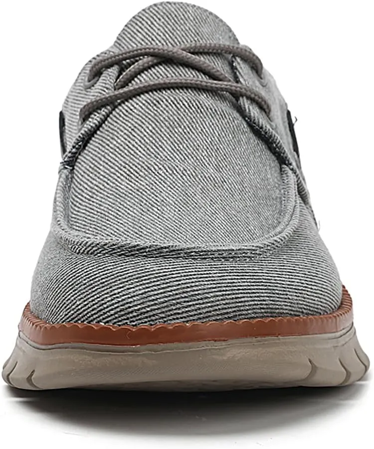Men's Shoes Comfortable Casual Shoes Slip on Lace up Shoes Breathable Classic Canvas Boat Shoes