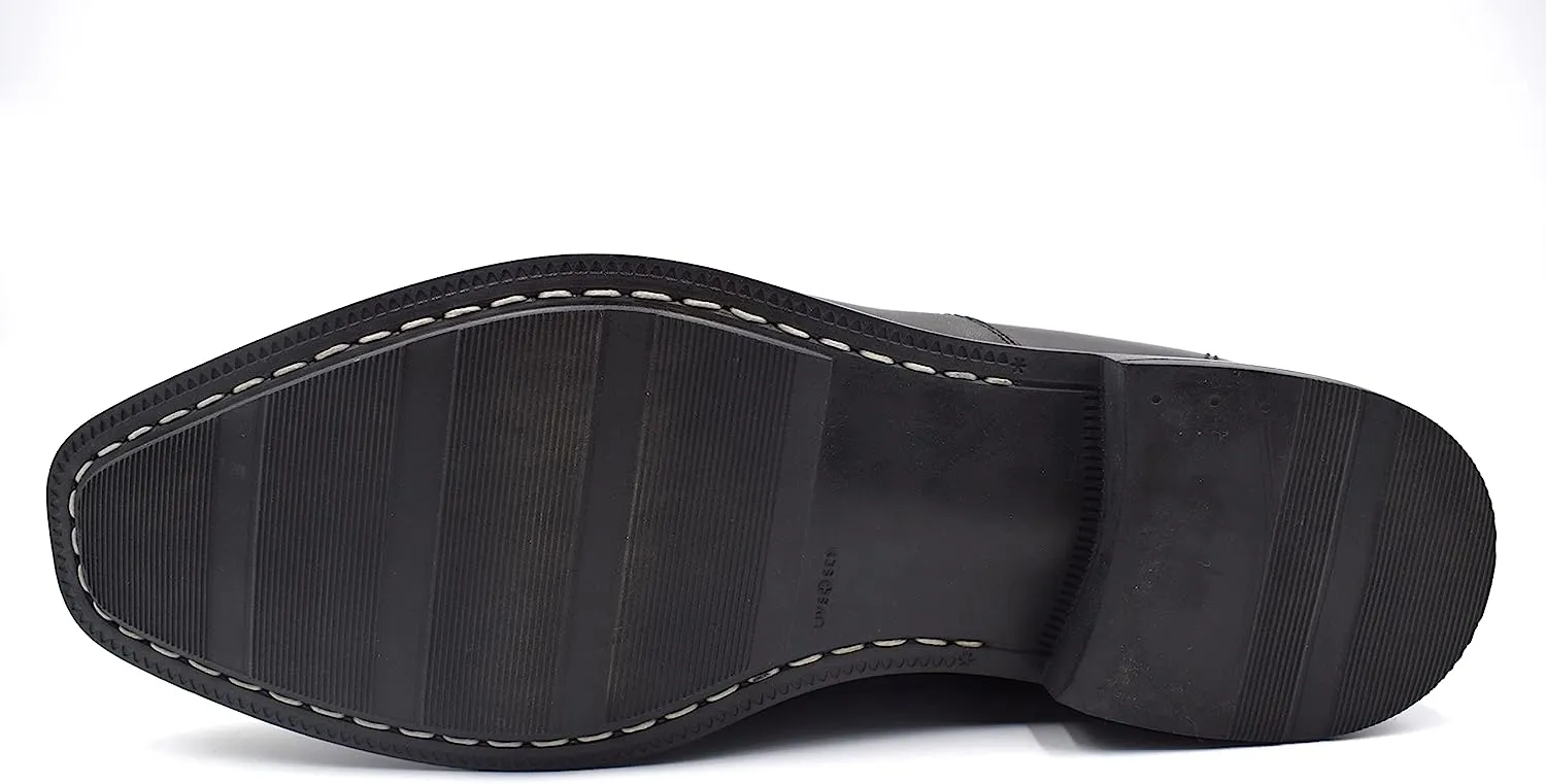Men's Slip On Black Shoes | Ralph