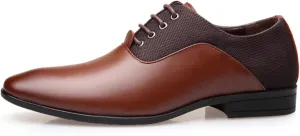 Men's Slip-On Leather New Oxford Shoes Business Casual Formal Shoes Office Work Low Top Dress Shoes Men's Classic Lace Up Oxfords Dress Shoes Faux Patent Leather Tuxedo New