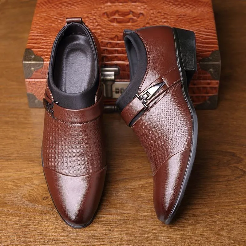 Men's Slip On Oxford Business Shoes