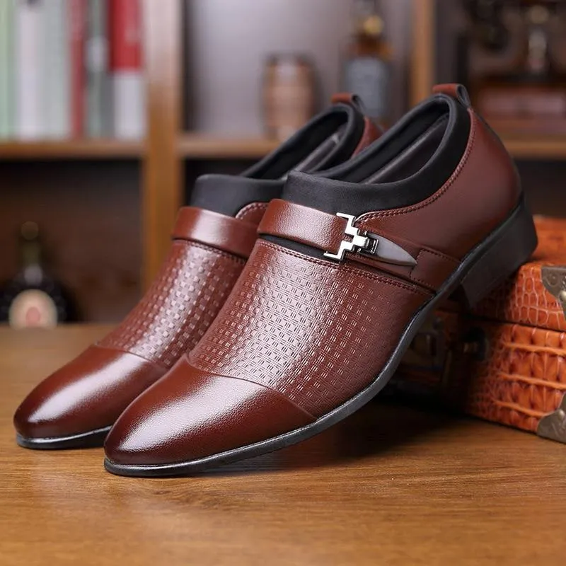 Men's Slip On Oxford Business Shoes