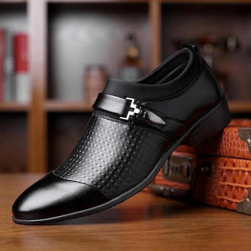 Men's Slip On Oxford Business Shoes