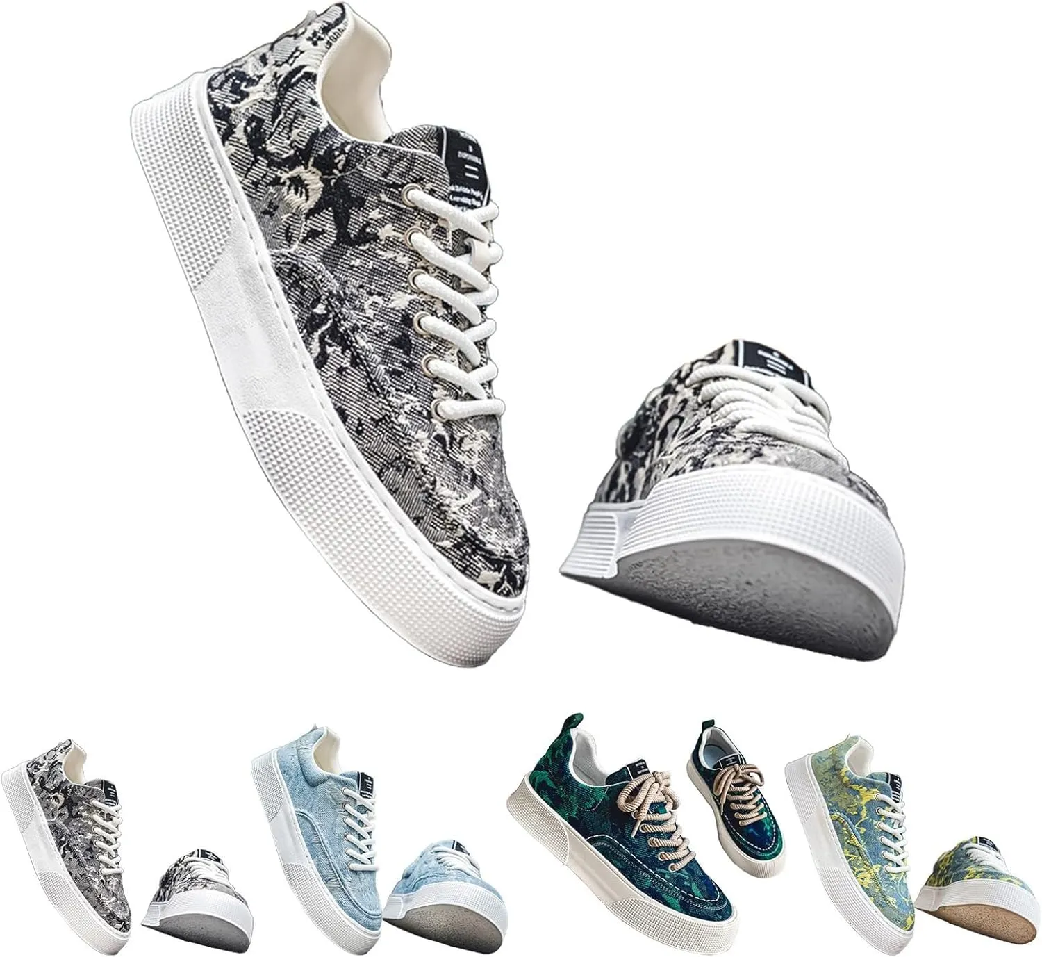 Mens Slip On Sneakers Wide Width Non Slip Shoes Mules for Women Flats Comfortable & Lightweight Loafers for Women Wide Womens Sneakers Wide Width