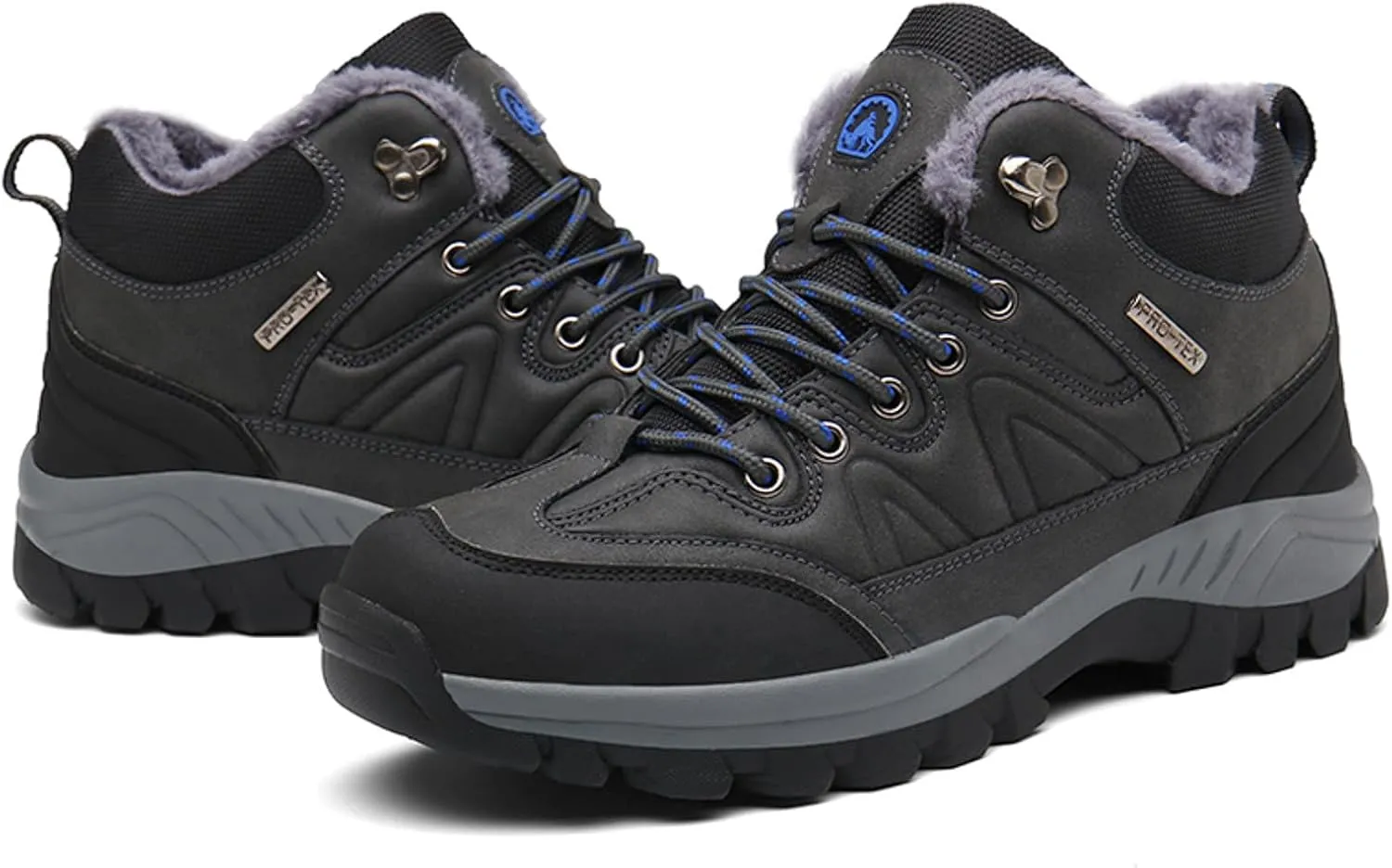 Men's Slip Shoes Men Winter Sneakers Outdoor Shoes Padded Warm Cotton Lightweight Hiking Large Size Hiking