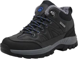Men's Slip Shoes Men Winter Sneakers Outdoor Shoes Padded Warm Cotton Lightweight Hiking Large Size Hiking