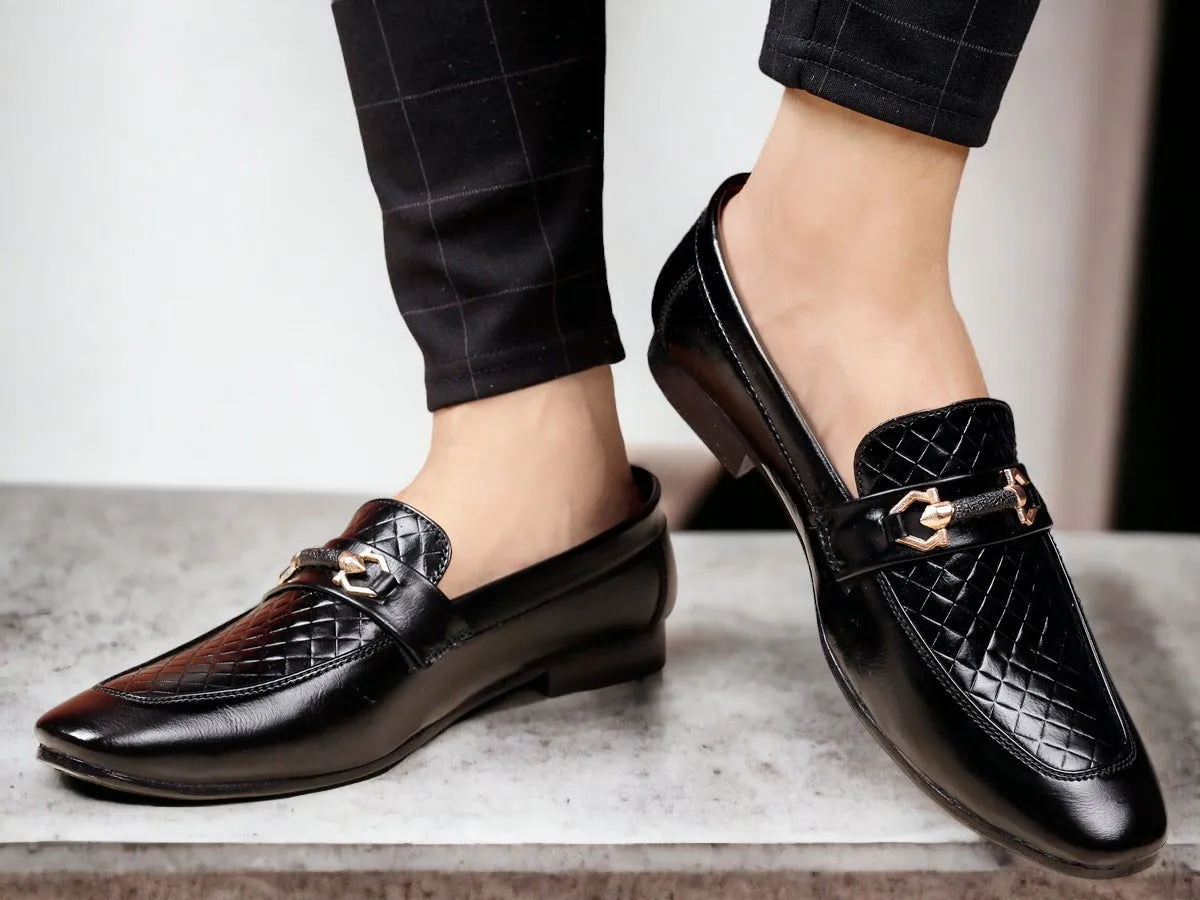 Men's Stylish Formal Faux Leather moccasins slip-on shoes