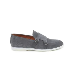 Men's Suede Leather Handmade Monk M9015