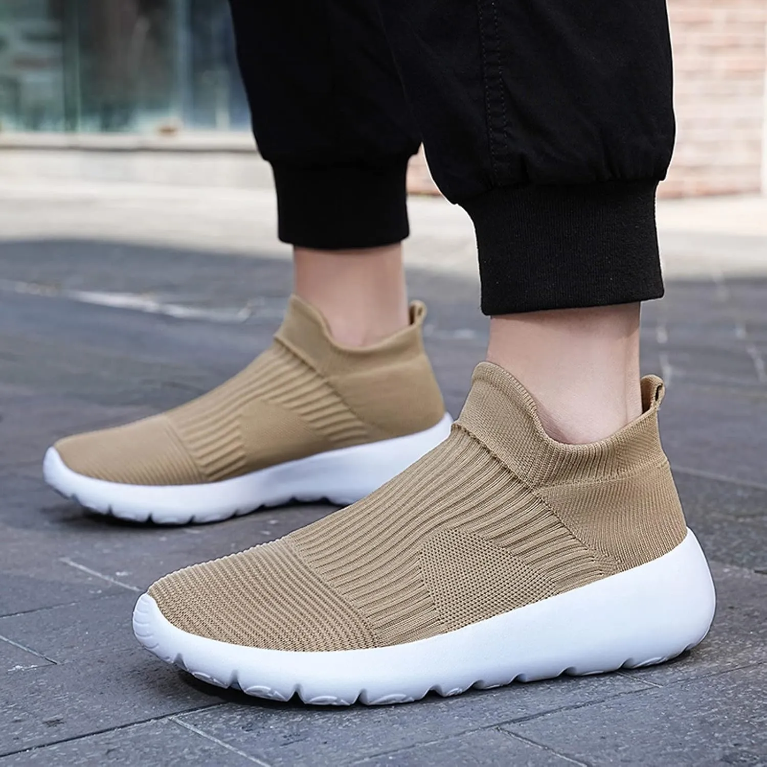 Mens Tennis Shoes Men's Shoes Slip on Shoe for Men Sneaker for Men Casual Breathable Sneaker