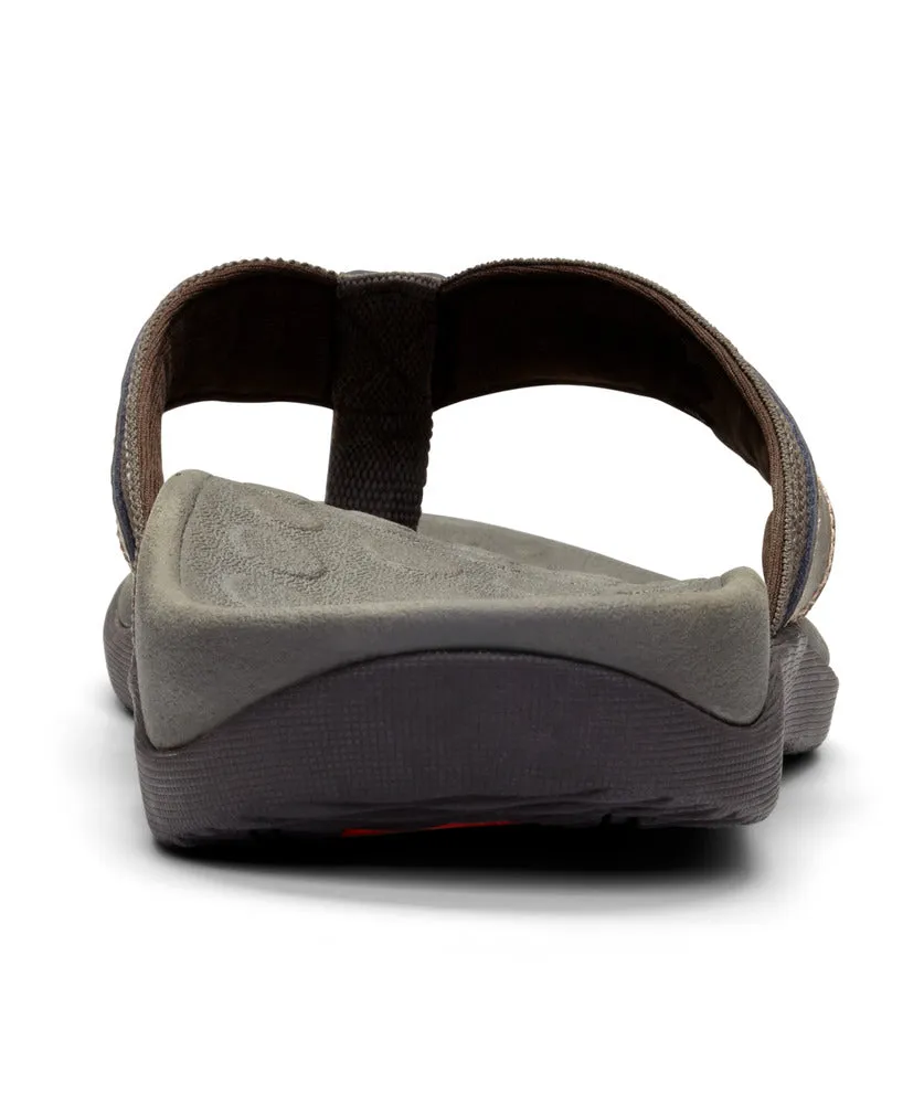 Men's Tide Toe Post Sandal in Brown