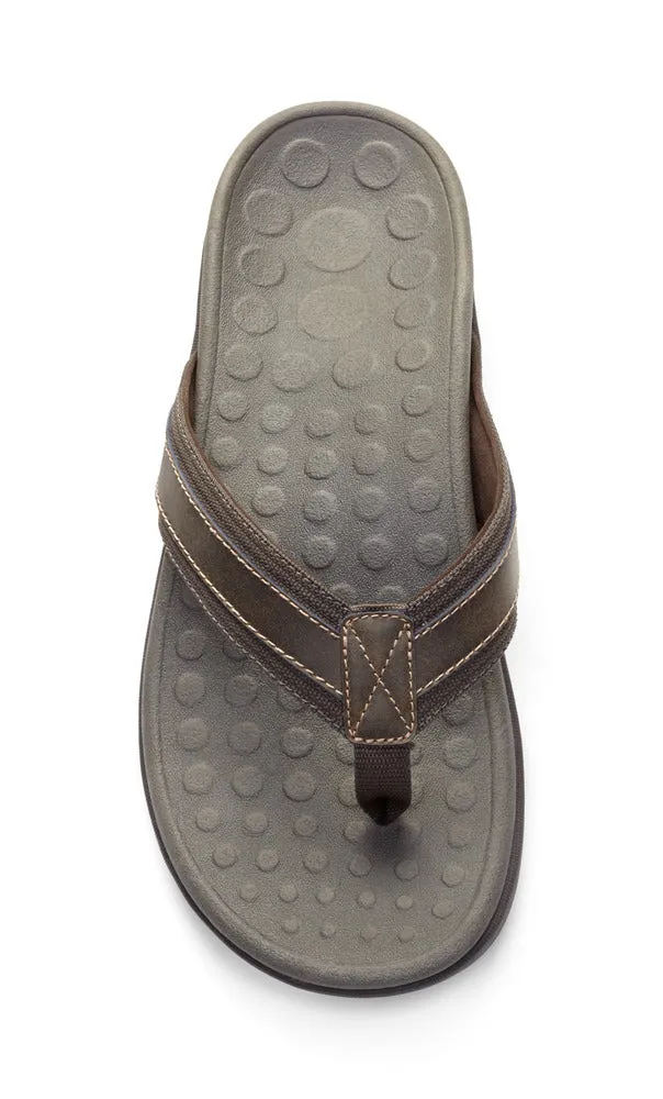Men's Tide Toe Post Sandal in Brown