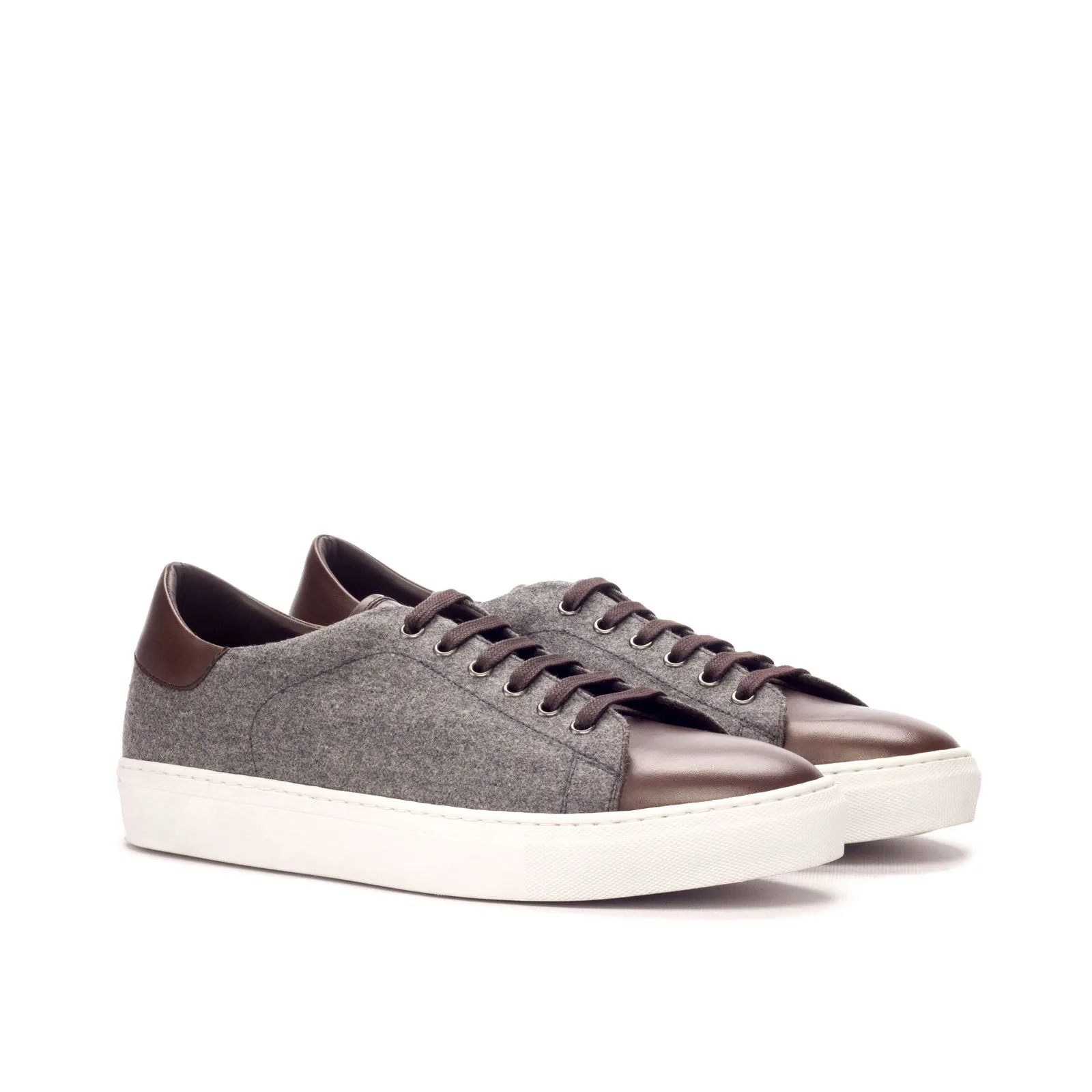 Men's Trainers Wide Plus Size Grey 3361