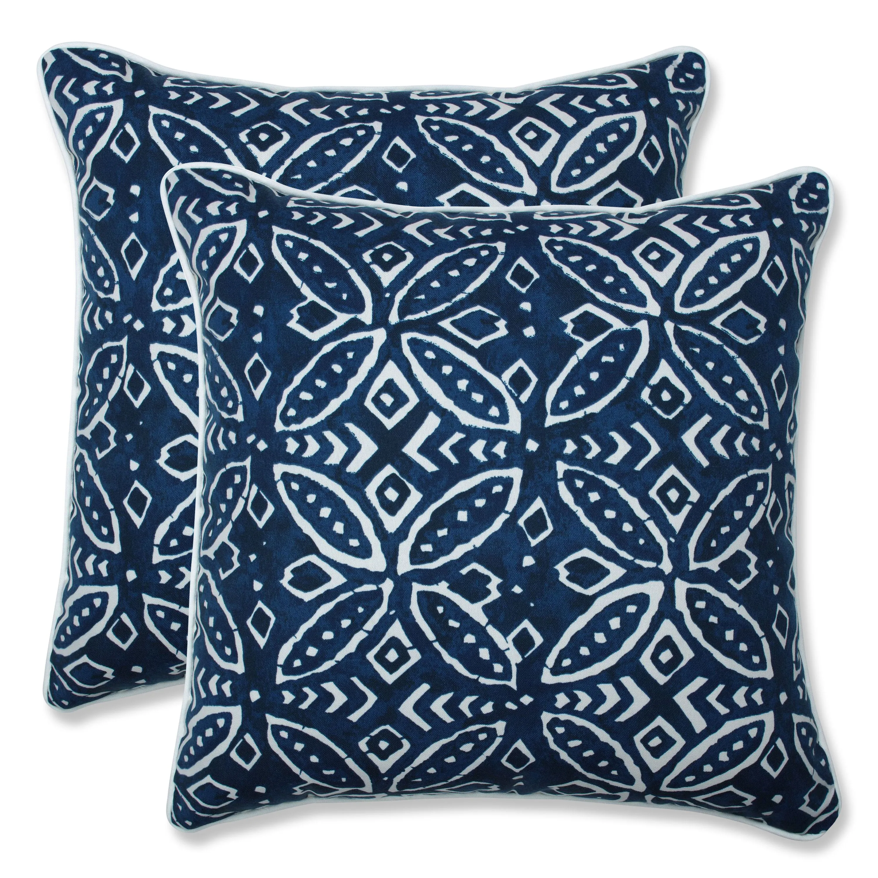 Merida Indigo 18.5-Inch Throw Pillow (Set Of 2)
