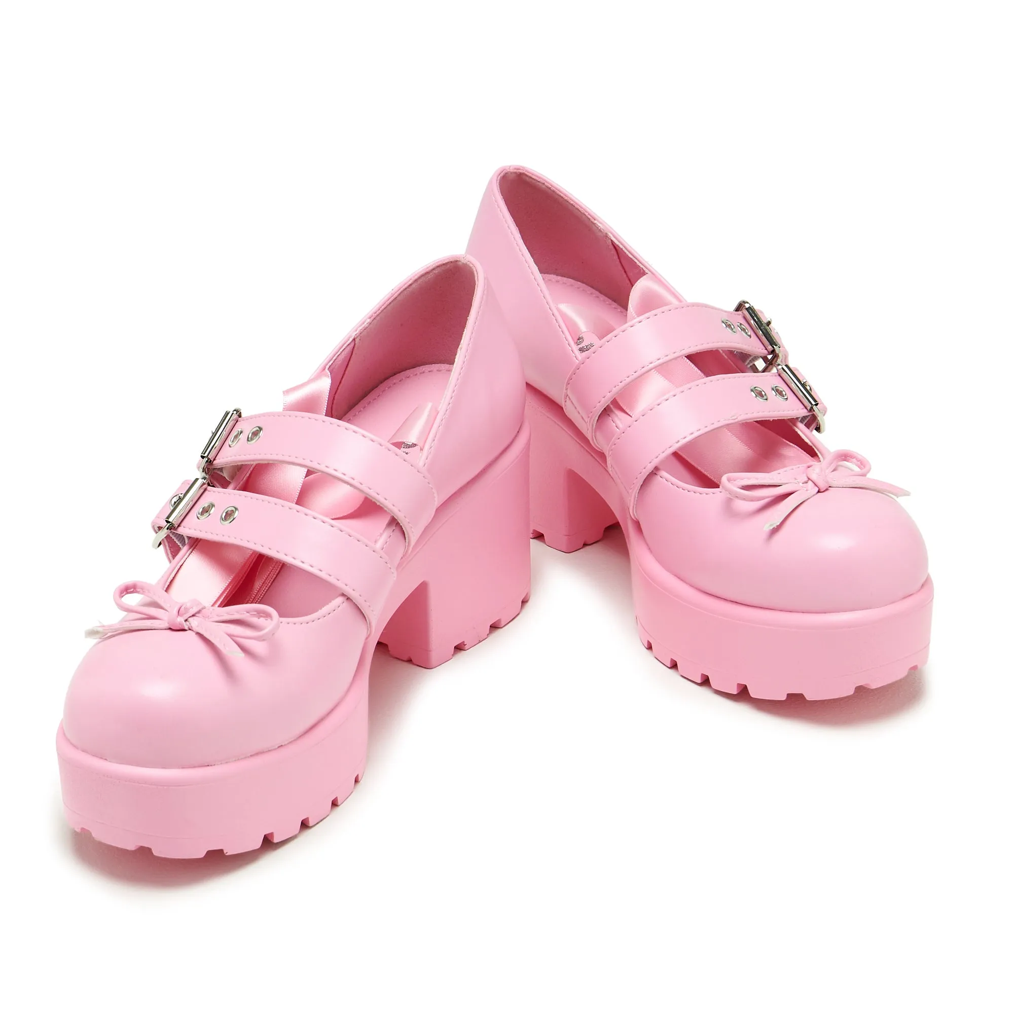 Miyako Lace Up Ballet Shoes - Pink
