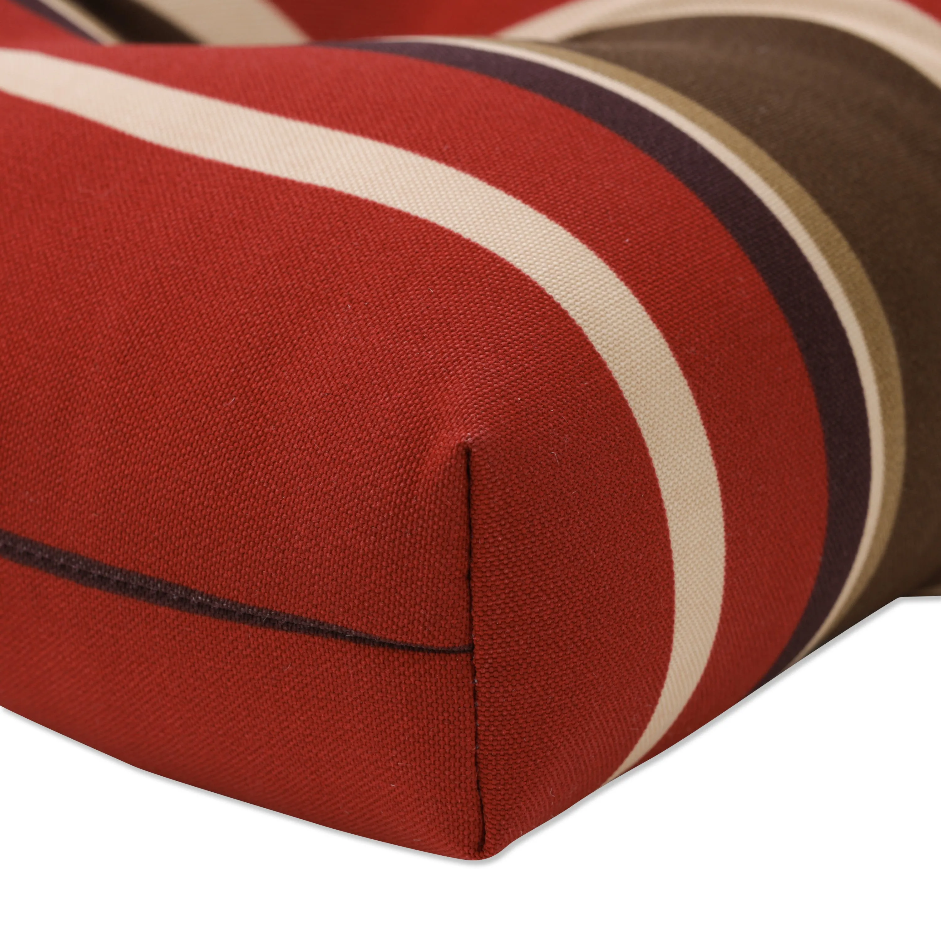 Monserrat Sangria Outdoor Deluxe Tufted Chairpad (Set Of 2)
