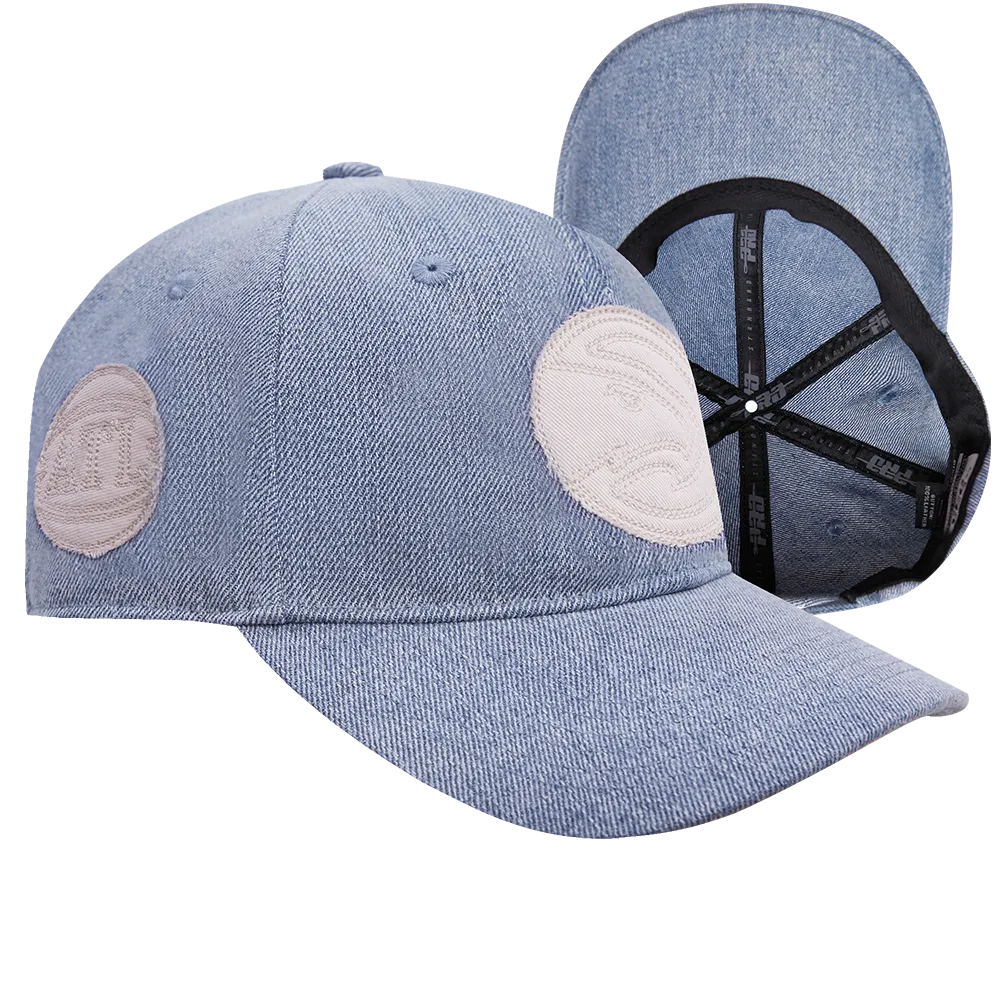 NBA ATLANTA HAWKS VARSITY BLUES DENIM MEN'S DAD HAT (DENIM)